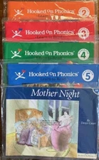 Hooked on Phonics 5 Book Set: Workbooks 2-5 and Mother Night - SEALED