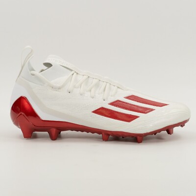 Adidas Adizero Primeknit 'White Team Power Red' HP8740 Football Cleats size 