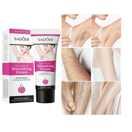 SADOER Moisturize Smoothing Easy Painless Armpit legs Arms Hair Remover Cream