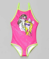 Jantzen Cool Shades One-Piece Swimsuit Girls 4 NEW