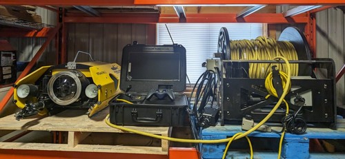 Shark Marine Stealth 2 Underwater ROV with manipulator and tether sonar ...