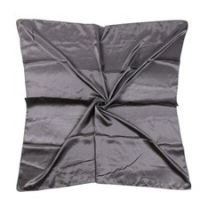 Satin Solid Silk Scarf Hijab Plain Shiny Soft Large Square Head Neck Wrap 90x90