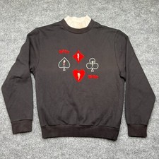 vintage betty boop crewneck sweatshirt collared unisex medium embroidered