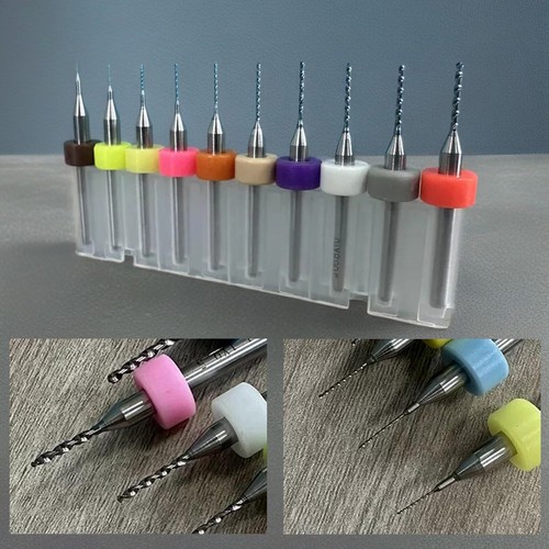 Tungsten Carbide Drill Bits for Watch Repair Durable Bench Punch Tool w/Twist - Picture 3 of 18