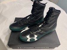 Under Armour Men's S 12.5 UA Team Highlight MC Football Cleats Black GRN 3021420