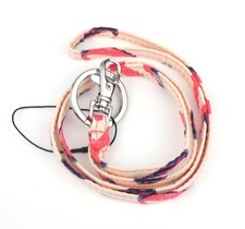 Vera Bradley Hearts Pink Cotton Lanyard NWOT