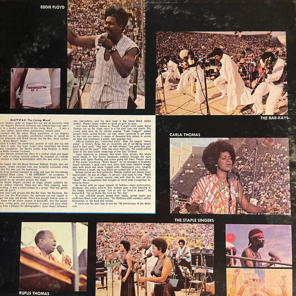 Wattstax: The Living Word Vinyl, LP 1972 Stax – STS-2-3010 - Image 2 of 4