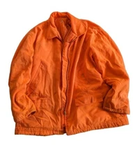 Large Blaze Orange Hunting Coat Brand Unknown