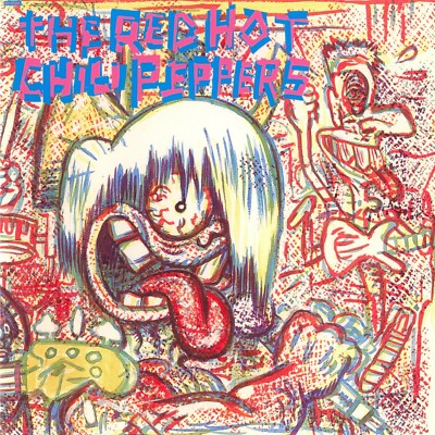 RED HOT CHILI PEPPERS First Album BANNER HUGE 4X4 Ft Fabric Poster