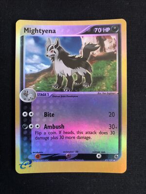 Mightyena 42/109 Reverse Holo - Ex Ruby & Sapphire LP/NM