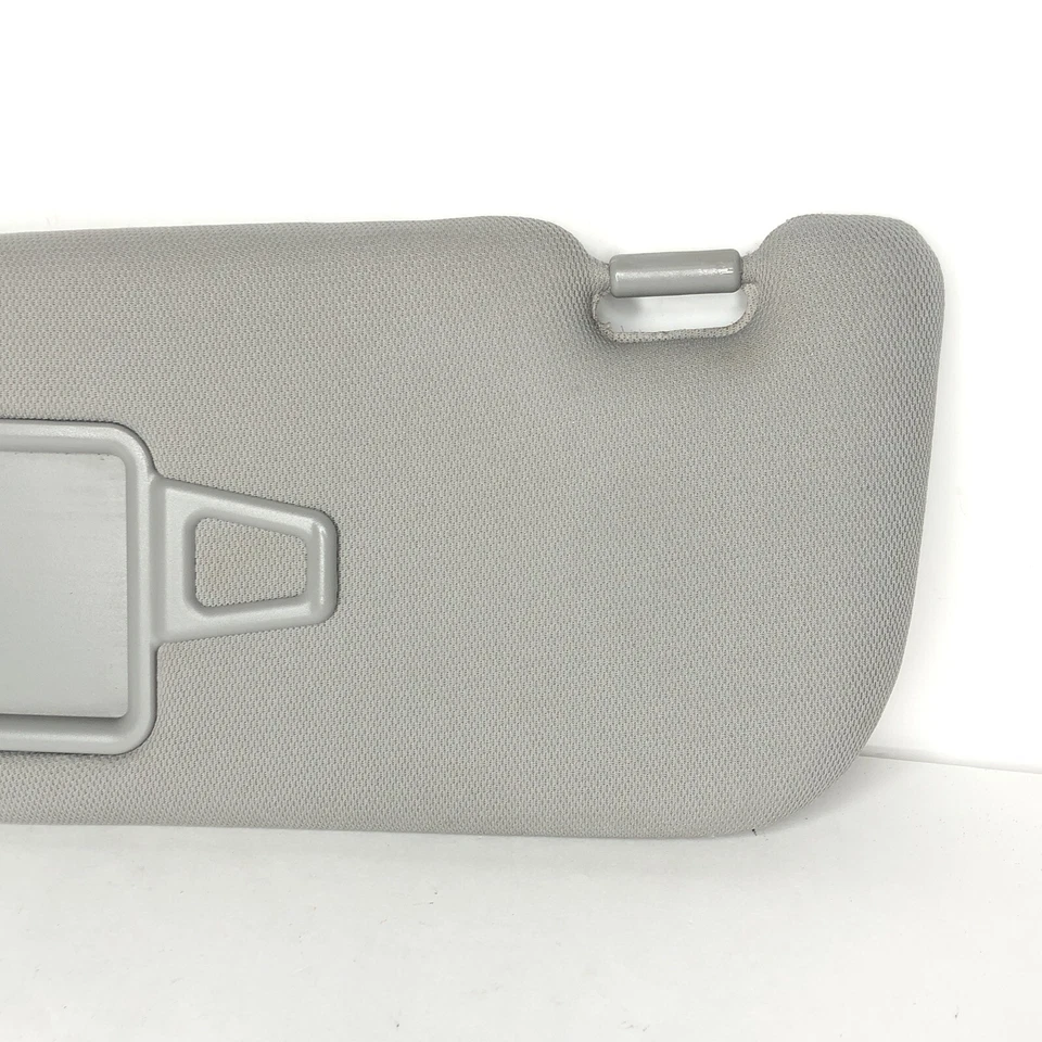 2011-2016 Kia Optima Left Driver Side Sun Visor Sunvisor Cloth Mirror Gray OEM - Image 3 of 4