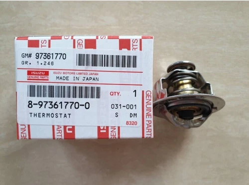 Genuine Water valve For ISUZU TFR 4JA1, D-MAX 4JH1 82 degrees Part #8-97361770-0