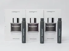3x Commodity BERGAMOT Eau de Parfum EDP Spray Sample 2ml each 6ml Total
