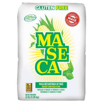 Maseca Masa Corn Flour, 22 lbs - Authentic Mexican Corn Flour for Tamales & Tort