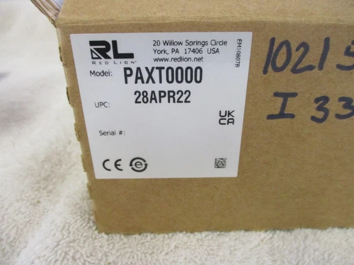 NIB Red Lion Controls 5 Digit Thermocouple and RTD Input Meter    PAXT0000
