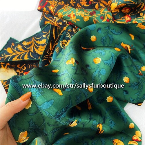 Foulard En Soie CHAMPOR 100% - 36g - Rouge - Occasion - Fait Main Roulé