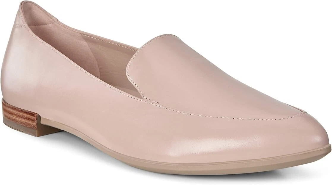 ECCO Women's Shape Pointy Ballerina Pointed Toe Flat Rose Dust Size 10-10.5