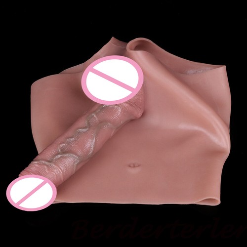 9.65'' Large Hollow Pants Silicone Wearable Penis Sleeve For Men Enlargement - Picture 19 of 32