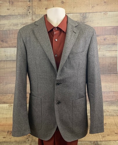 Brown Houndstooth Sport Coat Blazer 38R 