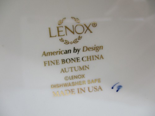 LENOX AUTUMN BREAD & BUTTER PLATE - 6 3/8" 0804G - Picture 3 of 3