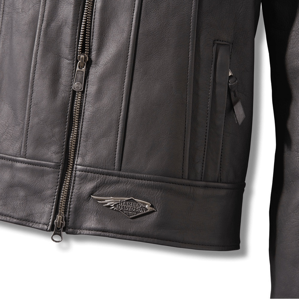 NWT Harley Davidson Revelry 120 Anniversary Black Leather Jacket Medium SOLD OUT image 3