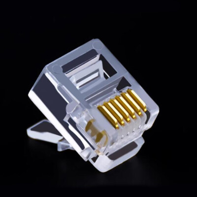 10x RJ11-Stecker Auf Schraubklemme – 4P4C, Für Telefonhörer & Kabelverlängerung