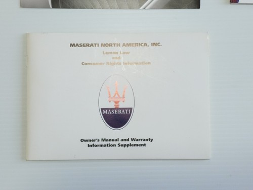 2017 MASERATI LEVANTE GRANSPORT OWNERS MANUAL HAND BOOK GUIDE NEW - Picture 5 of 6