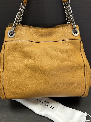 Coach 36855 TURNLOCK EDIE LIGHT SADDLE SHOULDER BAG IN PEBBLE