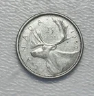 1959 - Canada 25 Cents/Quarter - 0.800 Silver Coin