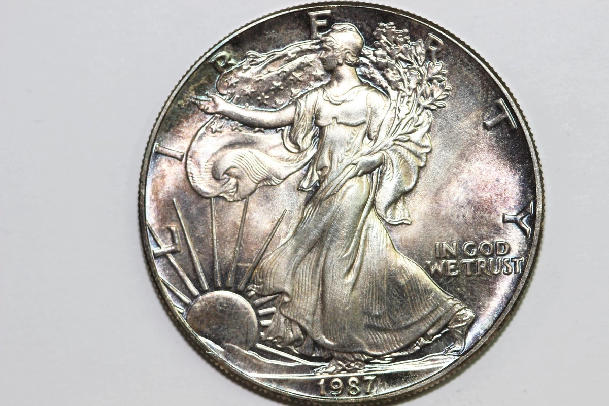American Eagle MS 68 Graded 1987 Silver Bullion Coins for sale | eBay