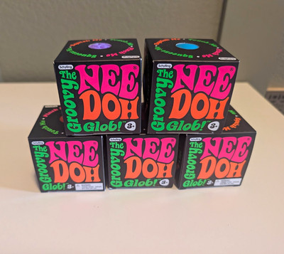 Lot of Five (5) Needoh Groovy Globs New Authentic