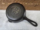 Griswold Cast Iron Skillet No. 3 Large Block Logo 709 Restored