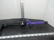 Hit Shot Tools Ceramic Purple, And Black Curling Iron  3/4” barrel Model S510306