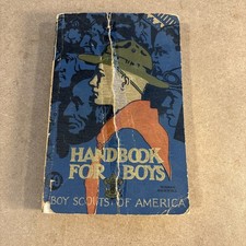 1938 Boy Scouts of America Handbook for Boys 1st Edition 13th Printing