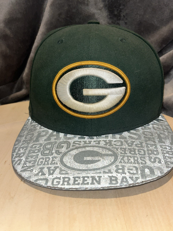 New Era 59FIFTY Green Bay Packers NFL Fitted Cap Green/Gray Size 7 1/8