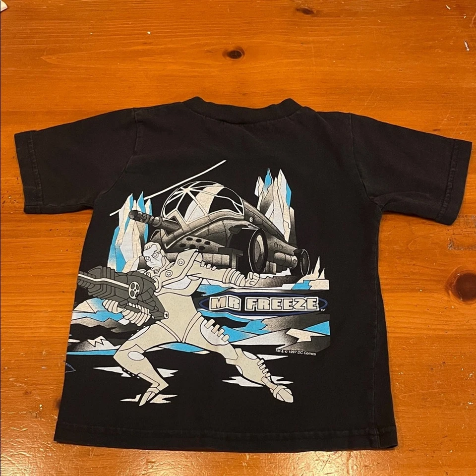 Camiseta negra vintage 1997 Batman and Robin niños Foto 4 de 4