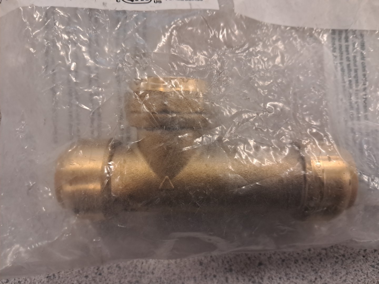 SharkBite U3486LF 3/4" x 3/4" x 3/4" FNPT Slip Tee 1ea (Read Description)