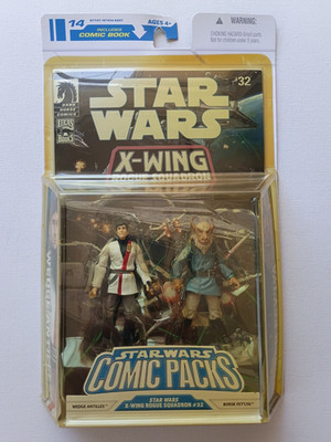 STAR WARS 2008 X-WING ROGUE SQUADRON #32 COMIC PACKS ACTION FIGURE SET MOC