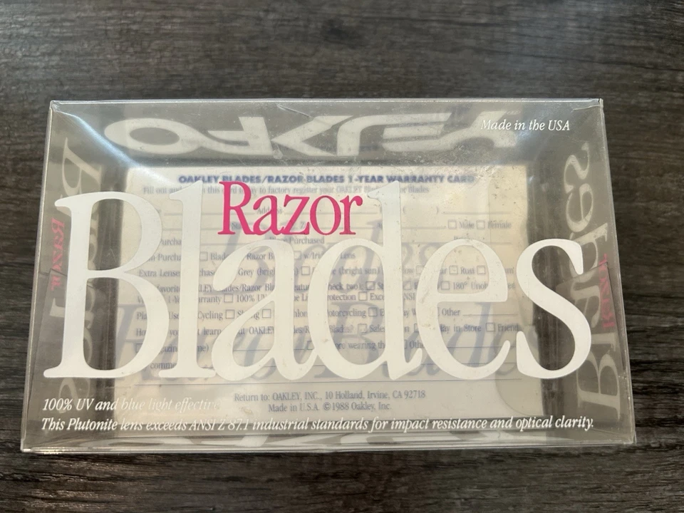Oakley Vintage Razor Blades Sunglasses 1980s - Image 3 of 4