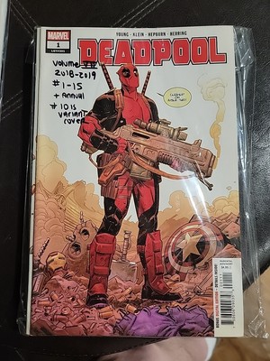 Deadpool Volume 7 Complete Series #1-15 #10 Variant Includes Annual #1