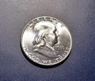 Blazing Gem BU 1955 Franklin Half Dollar