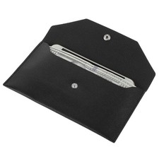 Piriuuo PU Leather Cash Envelope Wallet - Reusable Money Wallet & Pouch for Trav