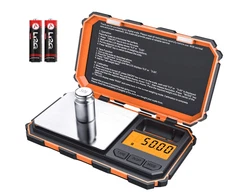 Digital Pocket Scale, Gram Scale 200G/0.01G, 6 Units Conversion Smart Scale with