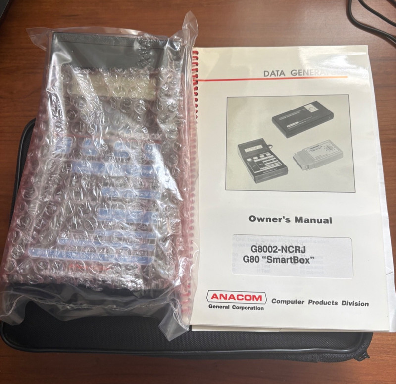 Anacom Computer Products G80 Smartbox G8002 Data Generator Case & Instructions