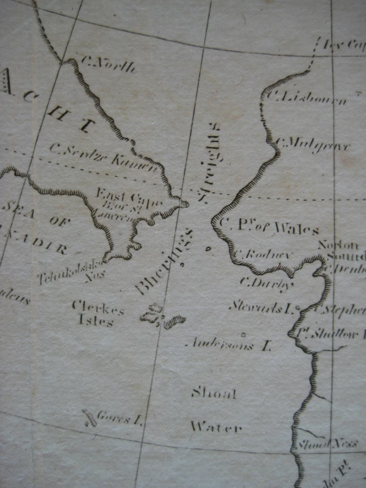 Original 1804 Map After Captain Cook NORTH PACIFIC OCEAN Names Alaska Fox Island - Image 4 of 4