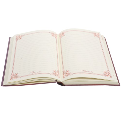 Retro Diary Hard Cover Blank Page Book Hardcover Journal Notebook - Bild 2 von 12