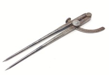 Vintage 8" Leg Made in USA Wing Nut Dividers Compass