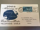 GB STAMPS RARE FIRST DAY COVER 1963 COMMONWEALTH CABLE LONDON