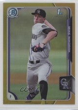2015 Bowman Draft Chrome Gold Refractor 41/50 Mike Nikorak #31 3q5