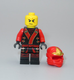 LEGO Kai final battle robes Ninjago Red energy pattern minifigure Ninja 70500